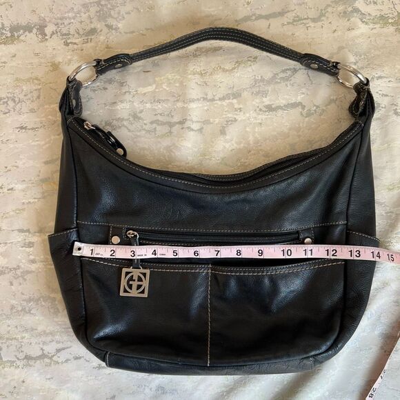 Giani Bernini Y2K slouch leather shoulder bag - Picture 10 of 14